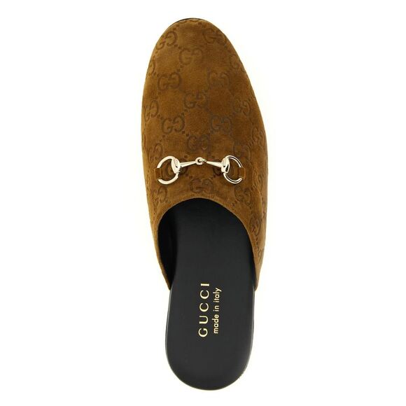 Gucci Women\'s Gg Suede Mules